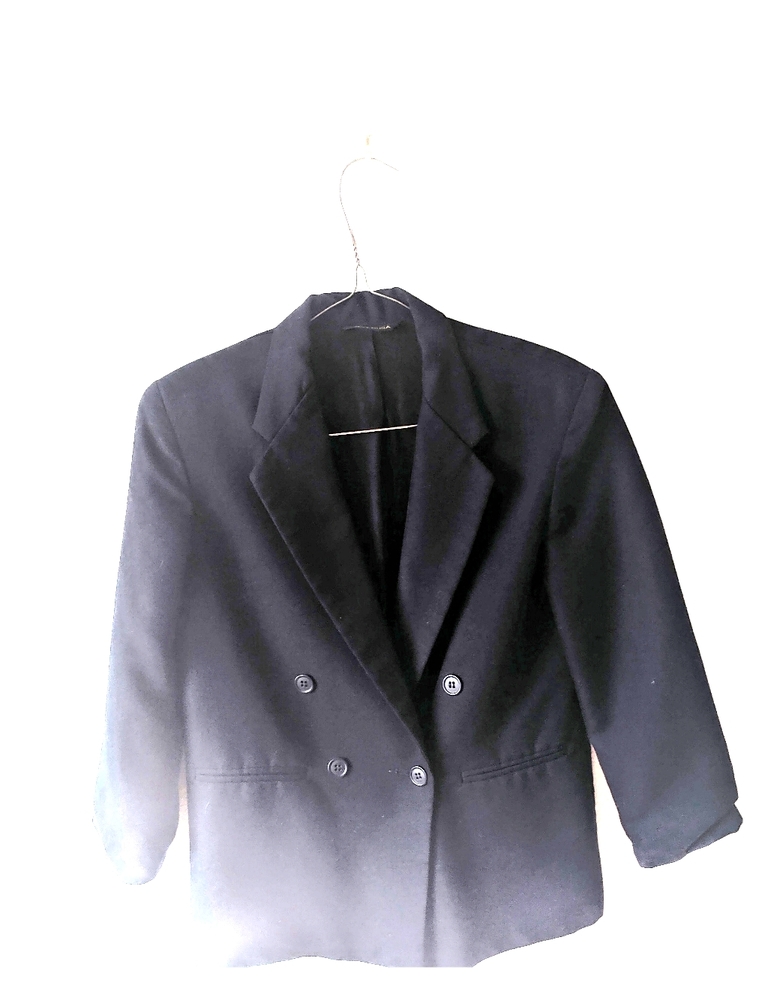 Black double breasted Blazer